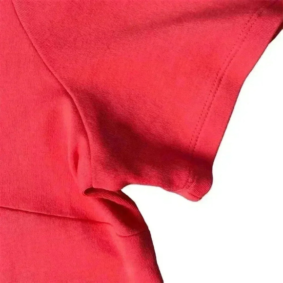 Talbots Women's L Coral Embroidered Short-Sleeve Shift Dress Knee Length - Picture 5 of 10